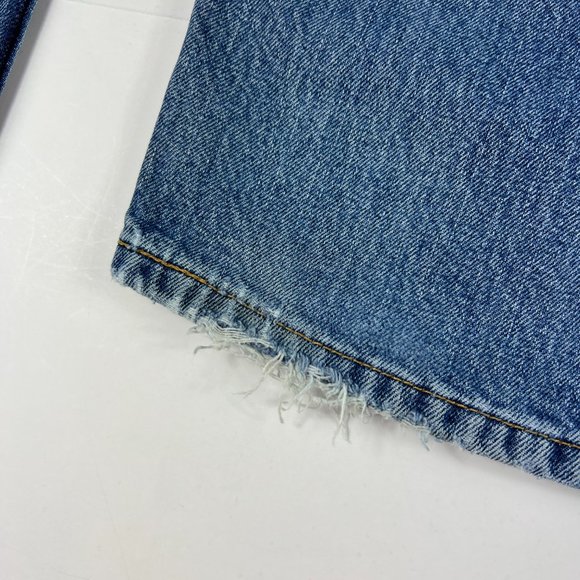 Levi's Jeans Men 36x32* 505 Regular Straight Blue Faded Whisker Denim Tag 36x34 - Picture 3 of 16